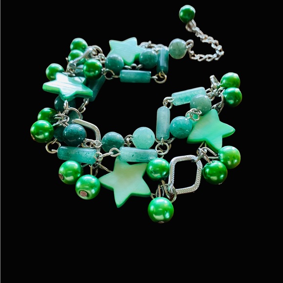 Bracelet, Green Aventurine Mix Beads - Picture 9 of 9
